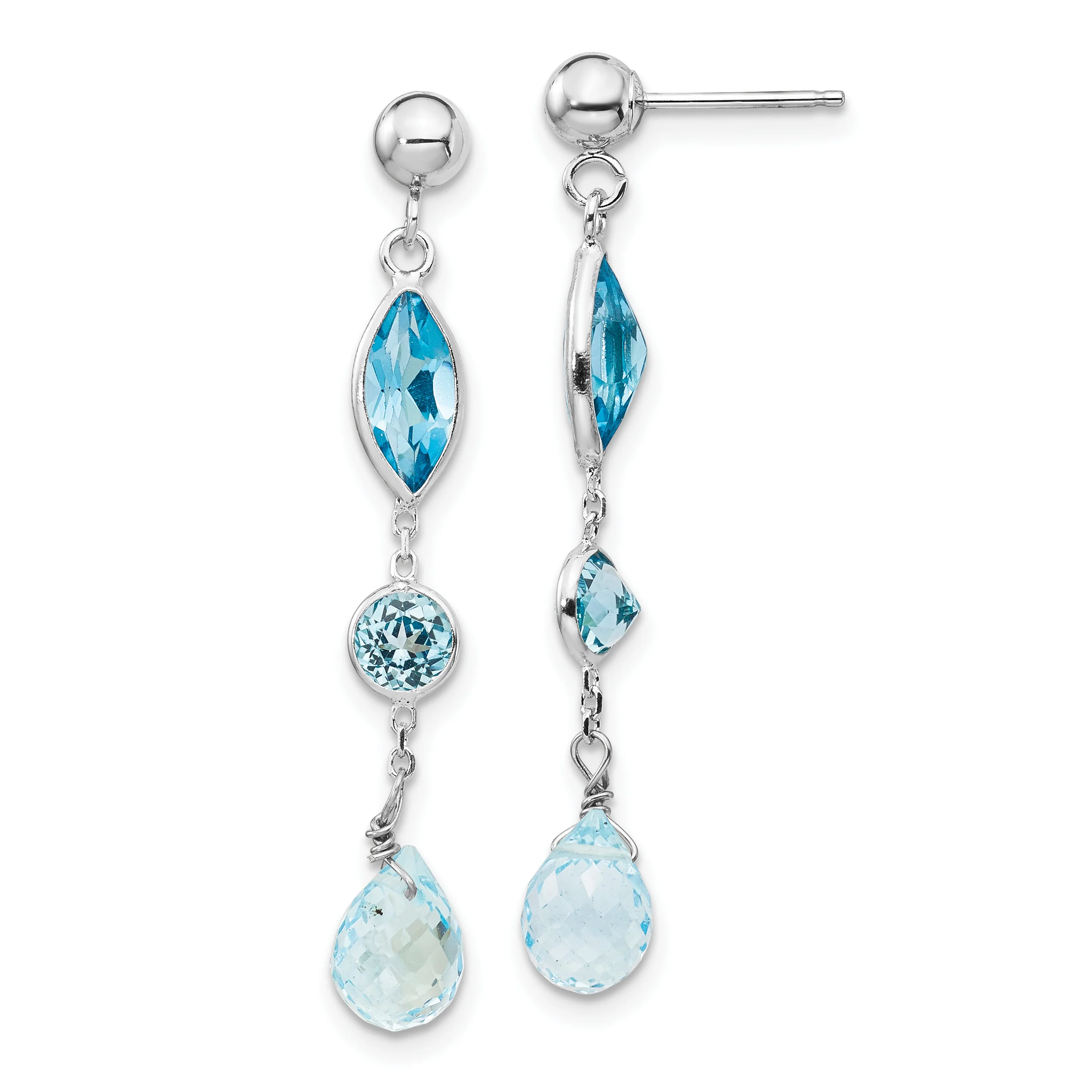 London Blue Topaz Earrings
